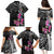 Guahan Puti Tai Nobiu Family Matching Puletasi and Hawaiian Shirt Guam Bougainvillea Flower Art