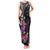 Guahan Puti Tai Nobiu Family Matching Tank Maxi Dress and Hawaiian Shirt Guam Bougainvillea Flower Art