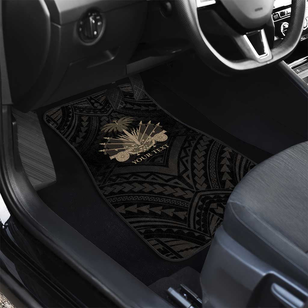 Personalized Haiti First Black Republic Car Mats Negre Marron With Map And Flag LT9 - Polynesian Pride