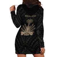 Personalized Haiti First Black Republic Hoodie Dress Negre Marron With Map And Flag LT9 - Polynesian Pride
