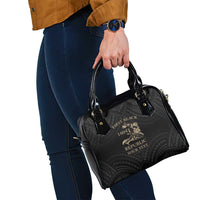 Personalized Haiti First Black Republic Shoulder Handbag Negre Marron With Map And Flag LT9 - Polynesian Pride