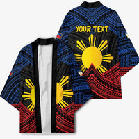 Personalized Philippines Kimono Polynesian Tribal Tattoo with Filipino Flag Motif LT9 - Polynesian Pride