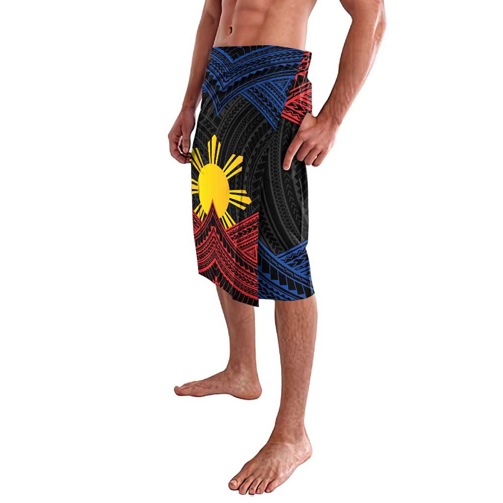 Personalized Philippines Lavalava Polynesian Tribal Tattoo with Filipino Flag Motif LT9 - Polynesian Pride