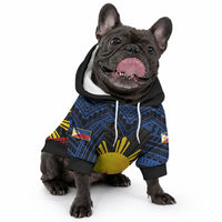 Personalized Philippines Pet Hoodie Polynesian Tribal Tattoo with Filipino Flag Motif LT9 - Polynesian Pride