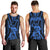 Aotearoa Father's Day Gift For Dad Men Tank Top Aroha Ahau Ki A Koe Papa - Blue Maori Style Pattern LT9 - Polynesian Pride