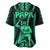 Custom Maori Fathers Day New Zealand Baseball Jersey Aroha Ahau Ki A Koe Papa - Green LT9 - Polynesian Pride