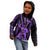 Maori Fathers Day New Zealand Kid Hoodie Aroha Ahau Ki A Koe Papa - Purple LT9 - Polynesian Pride