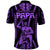 Maori Fathers Day New Zealand Polo Shirt Aroha Ahau Ki A Koe Papa Purple LT9 - Polynesian Pride