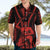 Custom Maori Fathers Day New Zealand Hawaiian Shirt Aroha Ahau Ki A Koe Papa - Red LT9 - Polynesian Pride