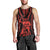 Custom Maori Fathers Day New Zealand Men Tank Top Aroha Ahau Ki A Koe Papa - Red LT9 - Polynesian Pride