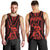 Custom Maori Fathers Day New Zealand Men Tank Top Aroha Ahau Ki A Koe Papa - Red LT9 - Polynesian Pride