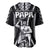 Maori Fathers Day New Zealand Baseball Jersey Aroha Ahau Ki A Koe Papa - Black LT9 - Polynesian Pride