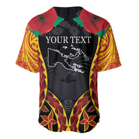 Personalised Papua New Guinea Remembrance Day Baseball Jersey LT9 - Polynesian Pride