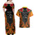 Personalised Papua New Guinea Remembrance Day Couples Matching Off Shoulder Maxi Dress and Hawaiian Shirt