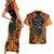 Personalised Papua New Guinea Remembrance Day Couples Matching Short Sleeve Bodycon Dress and Hawaiian Shirt