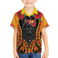 Personalised Papua New Guinea Remembrance Day Kid Hawaiian Shirt LT9 Kid Red - Polynesian Pride