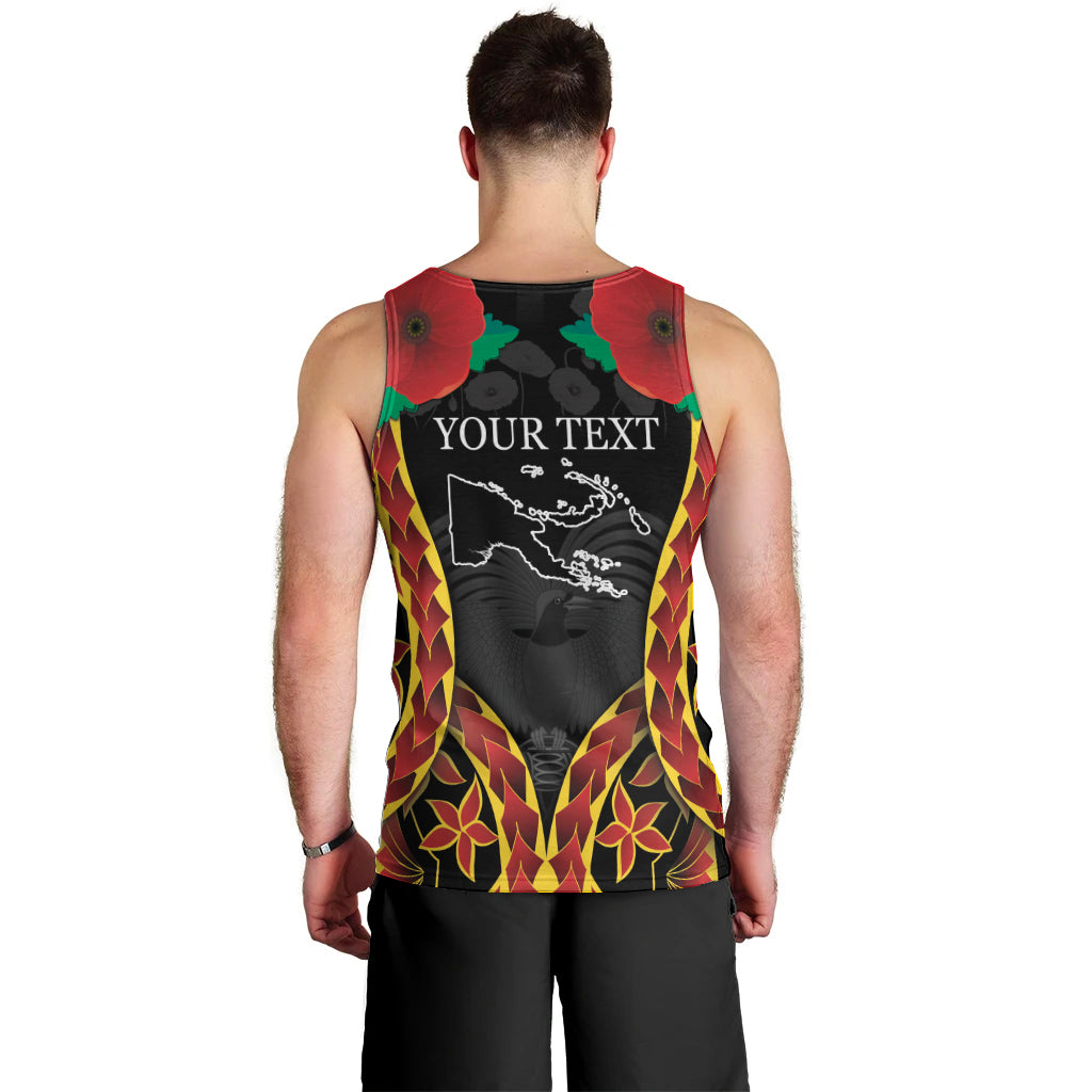 Personalised Papua New Guinea Remembrance Day Men Tank Top LT9 - Polynesian Pride