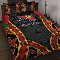 Personalised Papua New Guinea Remembrance Day Quilt Bed Set LT9 Red - Polynesian Pride