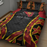 Personalised Papua New Guinea Remembrance Day Quilt Bed Set LT9 - Polynesian Pride