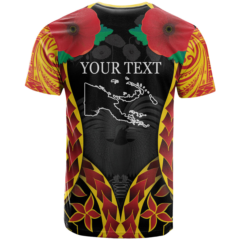 Personalised Papua New Guinea Remembrance Day T Shirt LT9 - Polynesian Pride