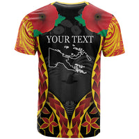 Personalised Papua New Guinea Remembrance Day T Shirt LT9 - Polynesian Pride