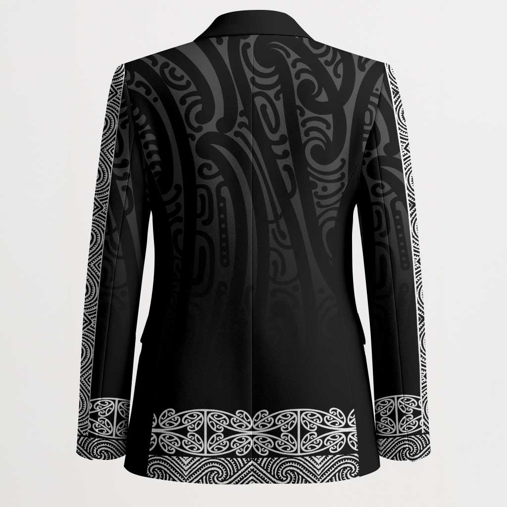New Zealand Maori Kowhaiwhai Blazer Pango Maui and Mangopare LT9 - Polynesian Pride