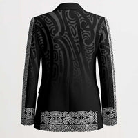 New Zealand Maori Kowhaiwhai Blazer Pango Maui and Mangopare LT9 - Polynesian Pride