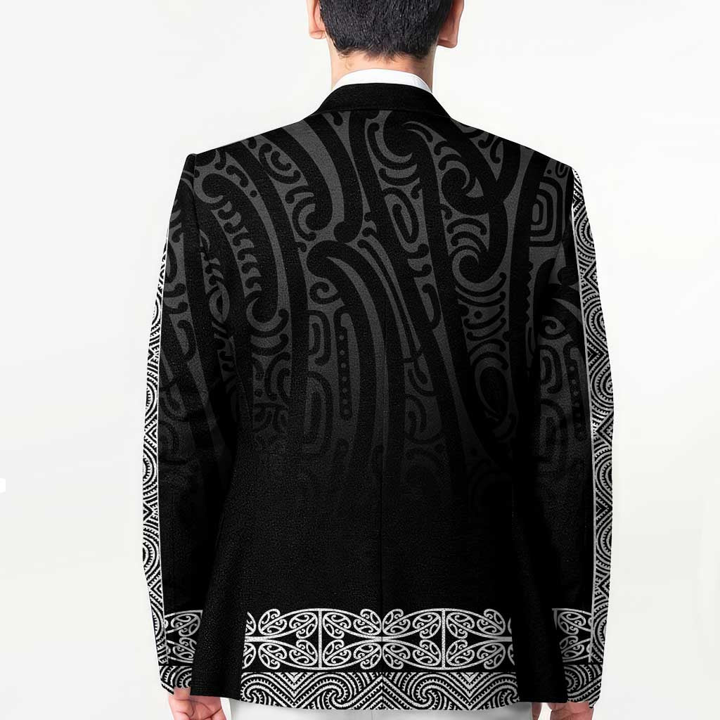 New Zealand Maori Kowhaiwhai Blazer Pango Maui and Mangopare LT9 - Polynesian Pride