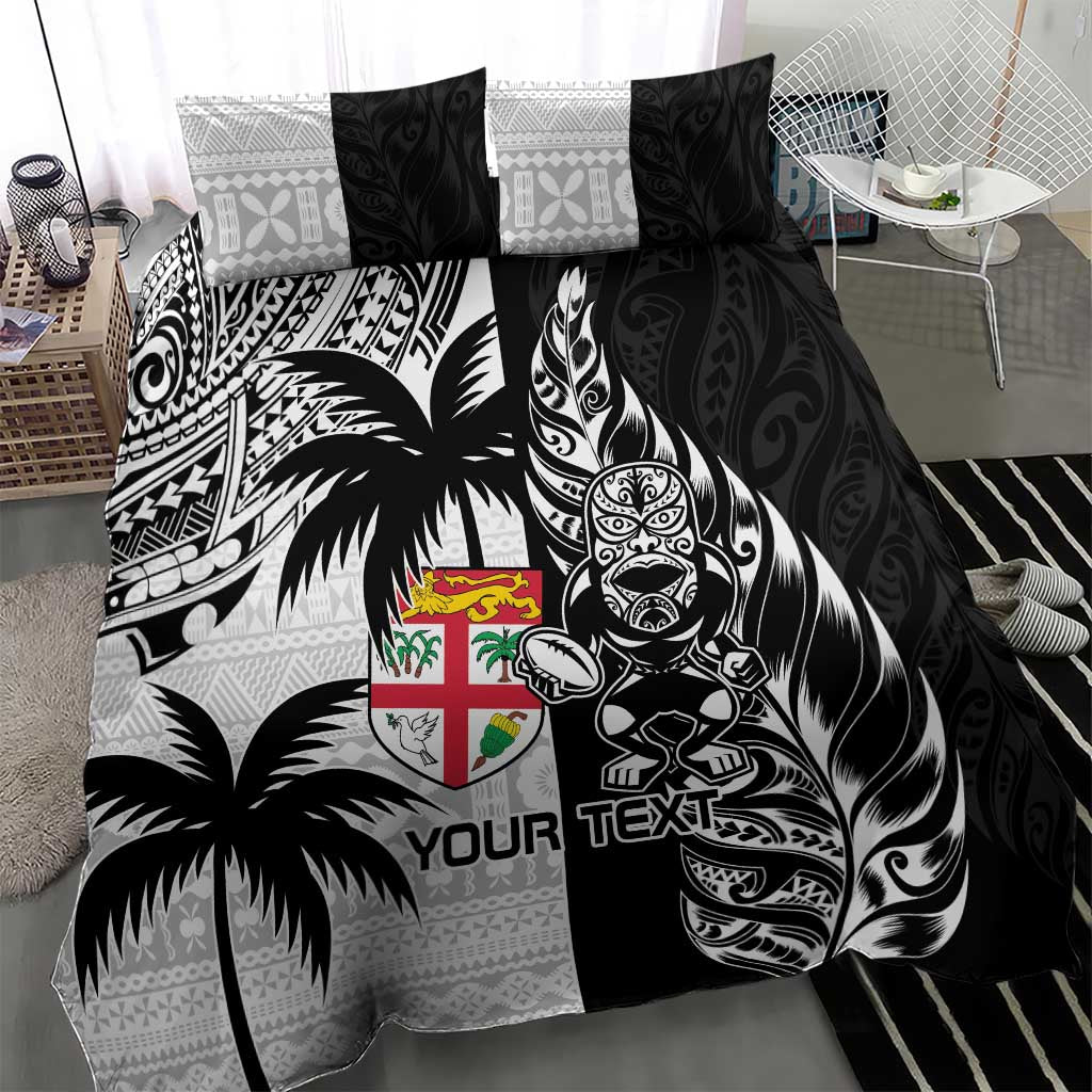 Custom Fiji New Zealand Bedding Set Maori mix Tapa Pattern Version LT9 - Polynesian Pride