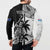 Custom Fiji New Zealand Button Sweatshirt Maori mix Tapa Pattern Version