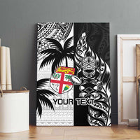 Custom Fiji New Zealand Canvas Wall Art Maori mix Tapa Pattern Version LT9 - Polynesian Pride