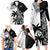 Custom Fiji New Zealand Family Matching Long Sleeve Bodycon Dress and Hawaiian Shirt Maori mix Tapa Pattern Version