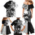 Custom Fiji New Zealand Family Matching Mermaid Dress and Hawaiian Shirt Maori mix Tapa Pattern Version