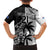 Custom Fiji New Zealand Family Matching Off Shoulder Short Dress and Hawaiian Shirt Maori mix Tapa Pattern Version