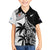 Custom Fiji New Zealand Family Matching Off Shoulder Short Dress and Hawaiian Shirt Maori mix Tapa Pattern Version