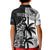 Custom Fiji New Zealand Kid Polo Shirt Maori mix Tapa Pattern Version