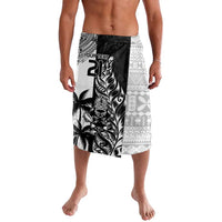 Custom Fiji New Zealand Lavalava Maori mix Tapa Pattern Version LT9 Black - Polynesian Pride