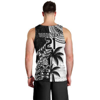 Custom Fiji New Zealand Men Tank Top Maori mix Tapa Pattern Version LT9 - Polynesian Pride