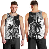 Custom Fiji New Zealand Men Tank Top Maori mix Tapa Pattern Version LT9 - Polynesian Pride