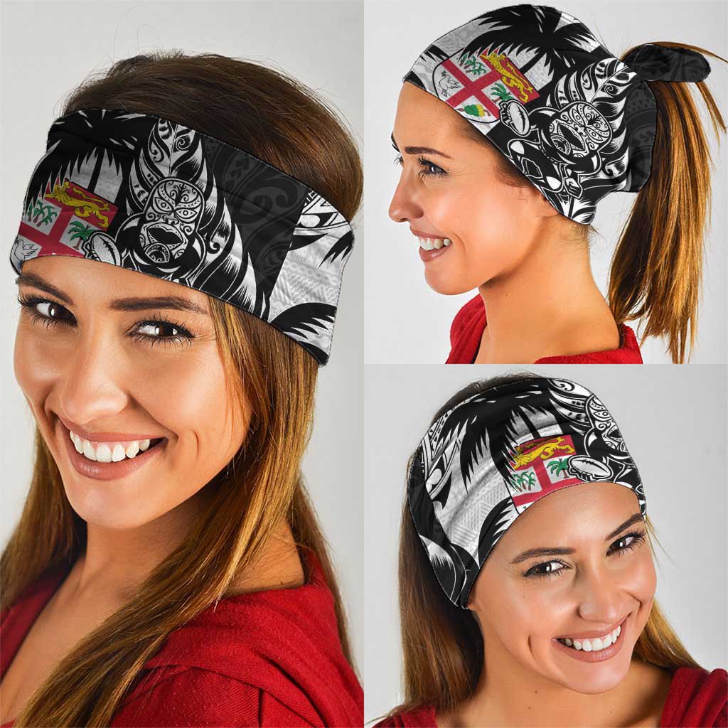 Fiji New Zealand Rugby Personalised Neck Gaiter Maori and Tapa Pattern LT9 - Polynesian Pride