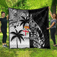Custom Fiji New Zealand Quilt Maori mix Tapa Pattern Version LT9 - Polynesian Pride