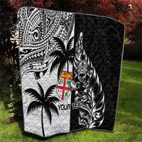 Custom Fiji New Zealand Quilt Maori mix Tapa Pattern Version LT9 - Polynesian Pride