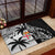 Custom Fiji New Zealand Rubber Doormat Maori mix Tapa Pattern Version