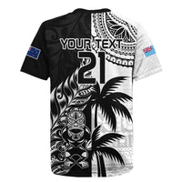 Custom Fiji New Zealand Rugby Jersey Maori mix Tapa Pattern Version LT9 - Polynesian Pride