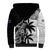 Custom Fiji New Zealand Sherpa Hoodie Maori mix Tapa Pattern Version