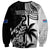 Custom Fiji New Zealand Sweatshirt Maori mix Tapa Pattern Version