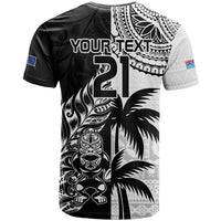 Custom Fiji New Zealand T Shirt Maori mix Tapa Pattern Version LT9 - Polynesian Pride