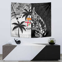 Custom Fiji New Zealand Tapestry Maori mix Tapa Pattern Version LT9 - Polynesian Pride