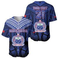 Custom Manu Samoa Sevens Rugby Baseball Jersey Samoan Tribal Tattoo LT9 - Polynesian Pride