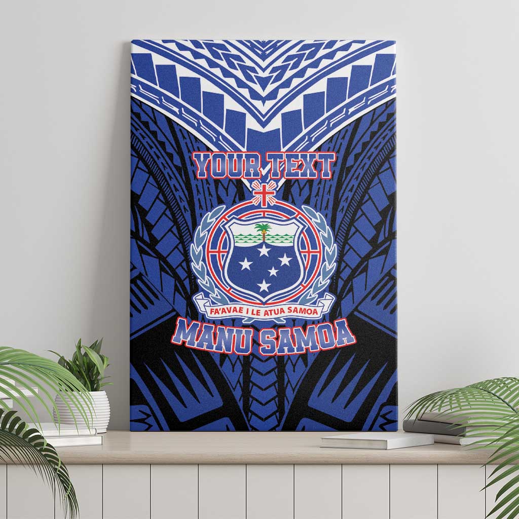 Custom Manu Samoa Sevens Rugby Canvas Wall Art Samoan Tribal Tattoo LT9 - Polynesian Pride